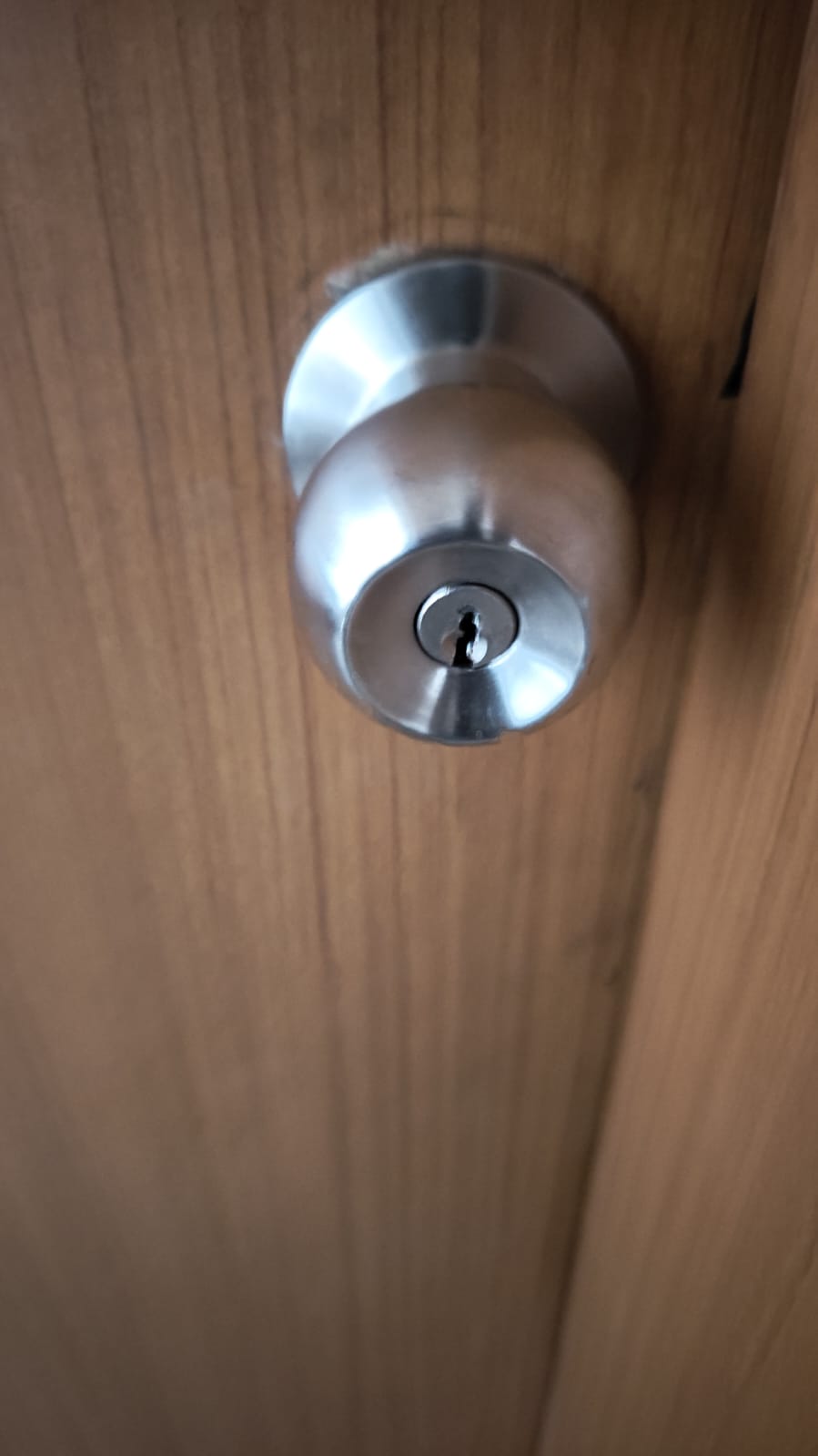 Door knob lock repair and key
